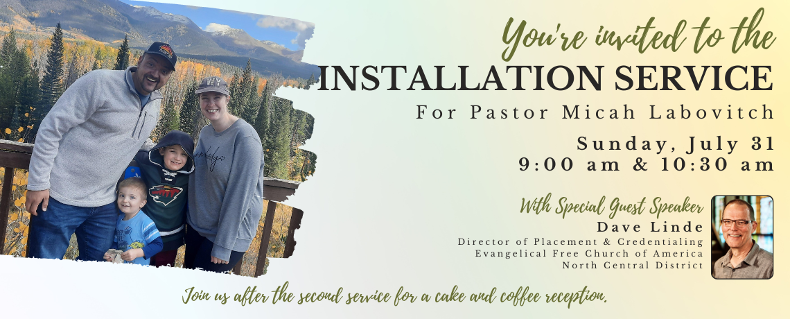 Senior Pastor Installation Service