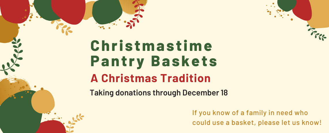 Christmastime Pantry Baskets